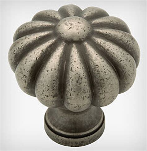 1-1/3" Avante Knob Tumbled Pewter - D. Lawless Hardware