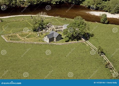 Farm Aerial View. Royalty Free Stock Image - Image: 14720146