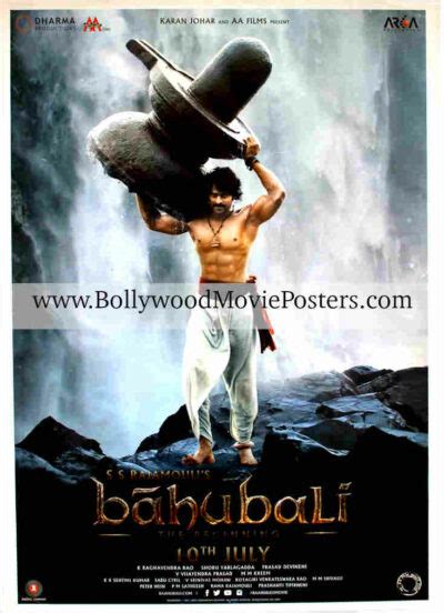 Bahubali poster for sale online: Buy 2015 Baahubali The Beginning poster