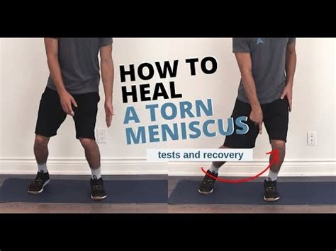 Knee Meniscus Tear Tests and Exercises for Full Recovery - YouTube