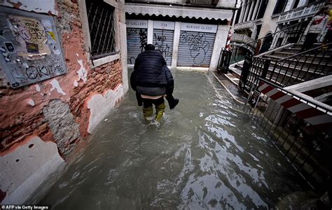 More misery for Venice as historic city braces for THIRD major flood in ...