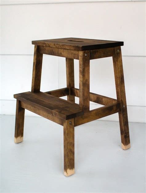 Making an IKEA step stool pretty