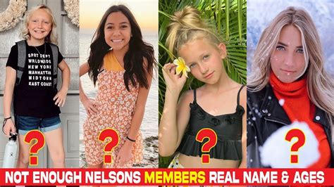 Not Enough Nelsons Members 🔥 Real Name & Ages 2022 - YouTube