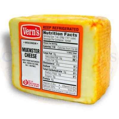 Muenster Cheese 1 lb - Widmer's Cheese Cellars