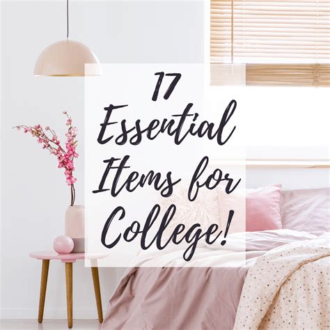 17 Essential Items Every College Student Needs To Pack! - Positivity is Pretty