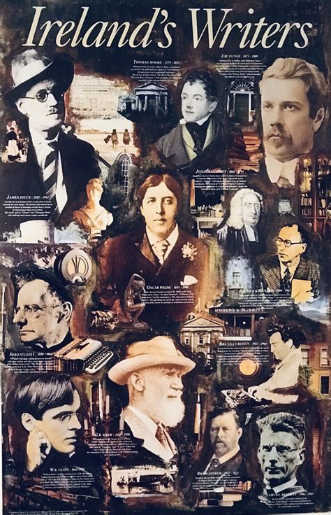 Magnificent Ireland’s Writers Poster - The Irish Pub Emporium