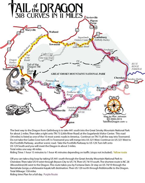 Tail of the Dragon - Dir fr Gatlinburg | Road trip places, Road trip fun, Scenic road trip