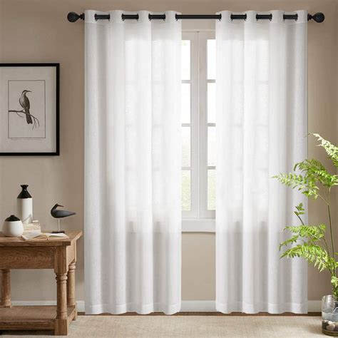 White Bedroom Curtains