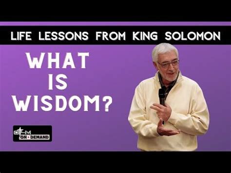 What is Wisdom? | King Solomon Bible Study (Part 2) | Solomon bible ...