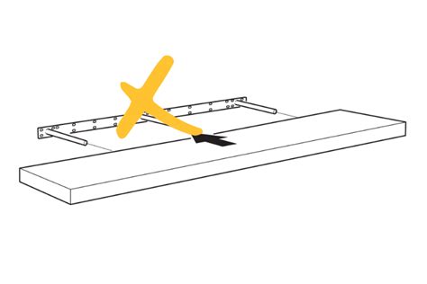 How to secure IKEA LACK shelf to brackets - IKEA Hackers