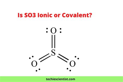 Is SO3 Ionic or Covalent? - Techiescientist