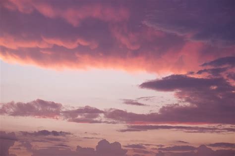 HD wallpaper: cloudy sunset scenery, pink, sky, clouds, nature, cloud - sky | Wallpaper Flare