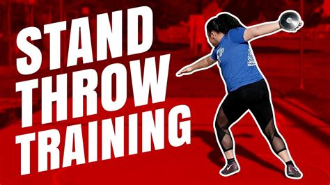 How to Throw Discus / Stand Throw Training / Discus Technique - YouTube