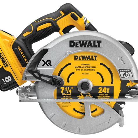 20V MAX* XR® BRUSHLESS 7-1/4 in. CIRCULAR SAW WITH POWER DETECT™ Tool ...