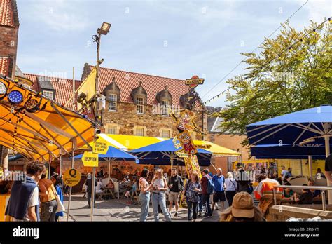 The Pleasance Courtyard during the Edinburgh Festival Stock Photo - Alamy