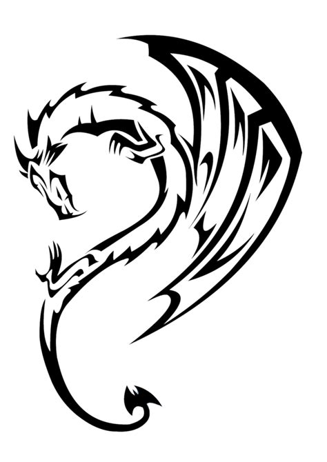 Scary Dragon Drawing | Free download on ClipArtMag