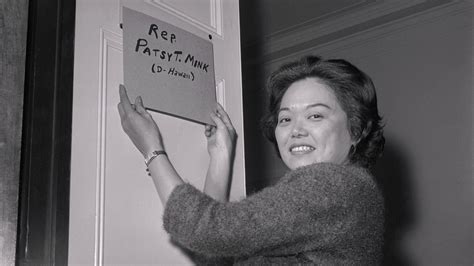 Patsy T. Mink sworn in as first Asian American woman and woman of color ...