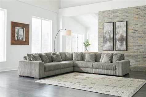 Lindyn 5-Piece Sectional In Fog by Ashley Furniture | 1StopBedrooms