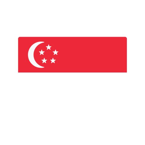 Singapore Flag PNG Transparent - PNG Mart