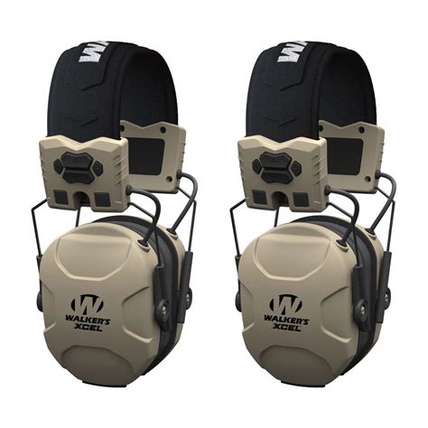 Walkers XCEL 100 Active Ear Hearing Protection Equipment Earphone Muff (2 Pack) - Walmart.com ...