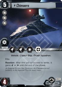 Chimaera - Imperial Entanglements - Star Wars LCG - Star Wars Card ...