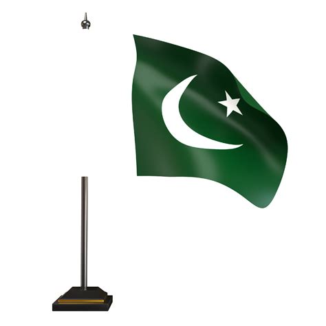 Pakistan Flag 3d Illustration 9312965 PNG