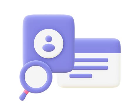 3d illustration icon of purple Personal Files for UI UX web mobile apps social media ads design ...