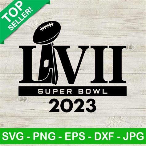 Super Bowl LVII SVG, Kansas City Chiefs SVG, American football championship SVG