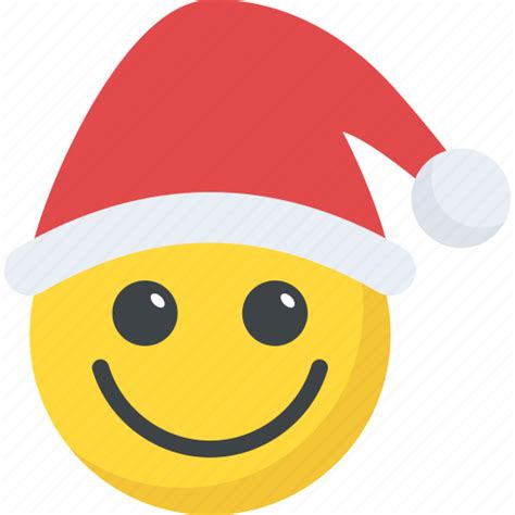 Cheerful, emoji, happy smiley, santa claus emoticon, xmas icon - Download on Iconfinder