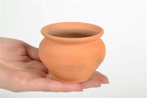 BUY Small decorative pot 98710555 - HANDMADE GOODS at MADEHEART.COM