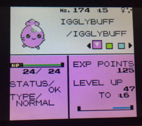 [gen 2] First egg shiny Igglybuff! I didn't have any of these babies ...