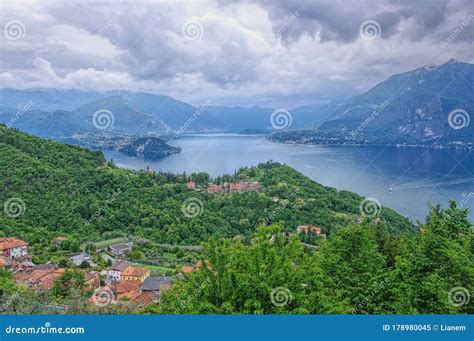 Varenna Castle Lake Como in Italy Stock Image - Image of cloud, italian: 178980045