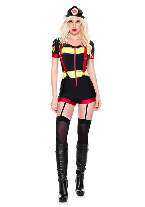 Sexy Fire Captain Women's Costume Halloween Outfits For Women, Cute ...