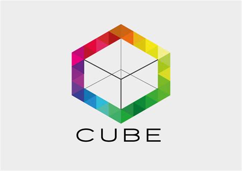 Cube logo, Adobe Illustrator CC by ferrivalentina on DeviantArt