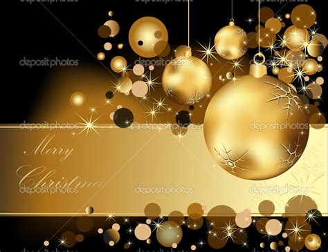 Gold Merry Christmas background — Stock Vector © jelen80 #14628011