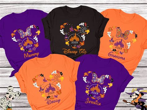 Custom Disney Family Halloween Shirt, Disney Halloween Crew, Disney Family Matching Shirt ...