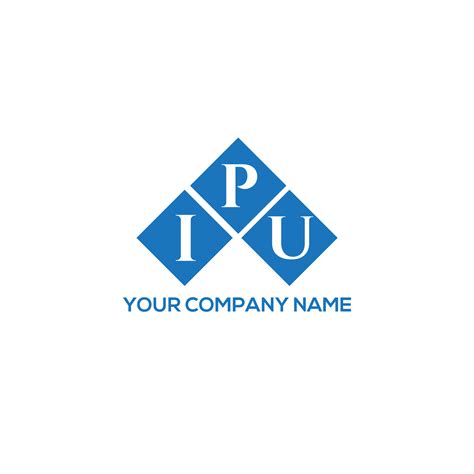 IPU letter logo design on white background. IPU creative initials letter logo concept. IPU ...