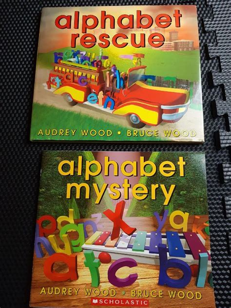 Alphabet rescue and Alphabet mystery. Books written by Audrey Wood and Bruce Wood. | Mystery ...