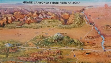 Grand Canyon Map Location Transportation Advantage