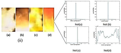 Represent YIQ color space to (i) histogram to hue image colore basic ...