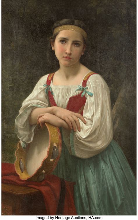 William Adolphe Bouguereau (French, 1825-1905). Bohémienne au | Lot #69020 | Heritage Auctions