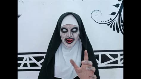 Tutorial makeup horror ( Valak ) - YouTube