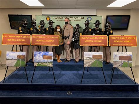 FHP Troopers Receive Roadway Designations - Florida Department of ...