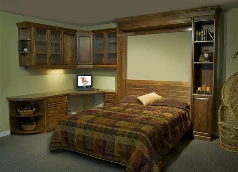 Murphy Bed Office Turned Guest Bedroom – Guest Bed Solution – SmartSpaces.com – Hidden Bed ...