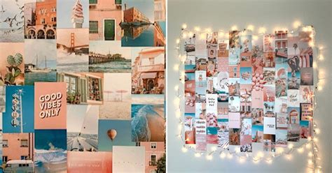These Summer Wall Collage Kits On Etsy Will Give Your Room A Fun Update