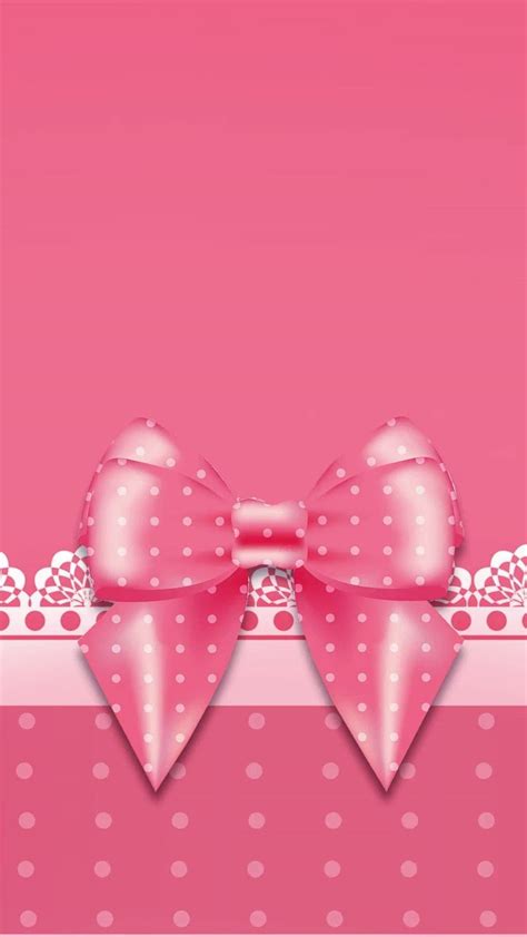 Pink polkadot bow wallpaper | Iphone wallpaper glitter, Pink wallpaper iphone, Pink ribbon wallpaper