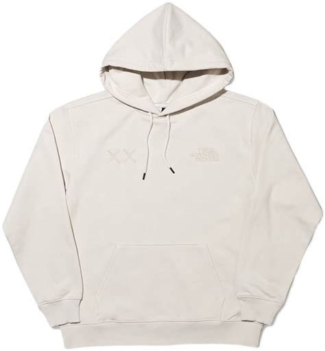 KAWS x The North Face Hoodie 'Moonlight Ivory' - Novelship