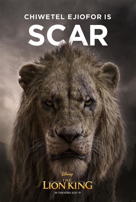 Disney Debuts 11 Gorgeous Character Posters for "The Lion King"