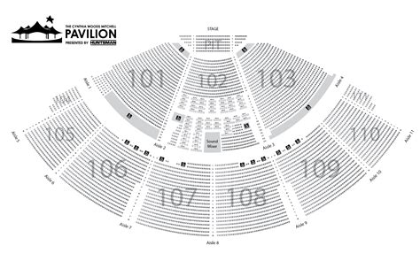 Cynthia Woods Pavilion Seating Chart