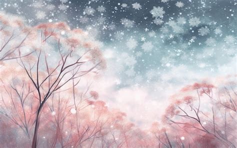 Premium AI Image | Snow flakes